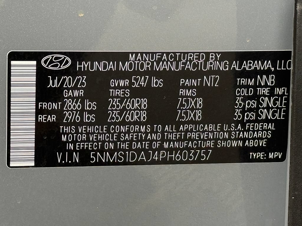 Certified 2023 Hyundai Santa Fe SE AWD/4WD image 39