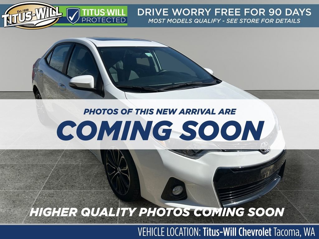 Used 2016 Toyota Corolla S Premium