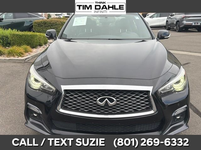 Used 2019 INFINITI Q50 Red Sport 400 w/ Sensory Package AWD/4WD image 4