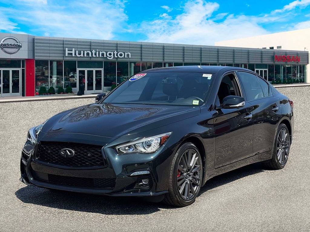 Used 2023 INFINITI Q50 Red Sport 400 w/ Black Opal Edition AWD/4WD image 2