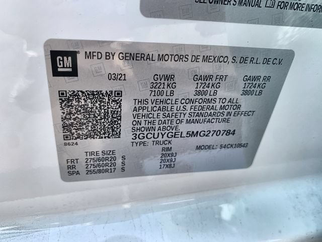 Certified 2021 Chevrolet Silverado 1500 LTZ AWD/4WD image 34