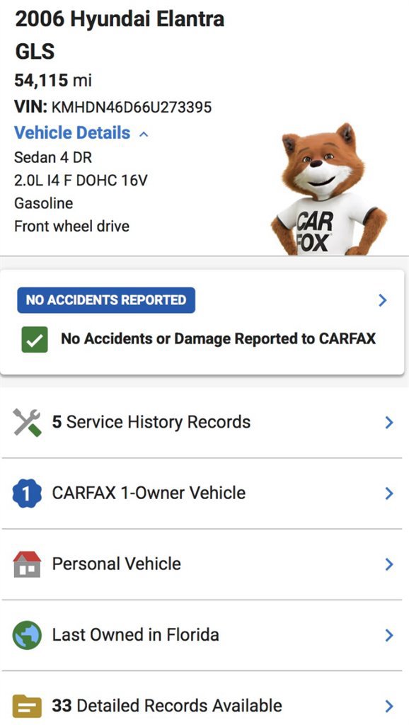 Used 2006 Hyundai Elantra GLS FWD image 69