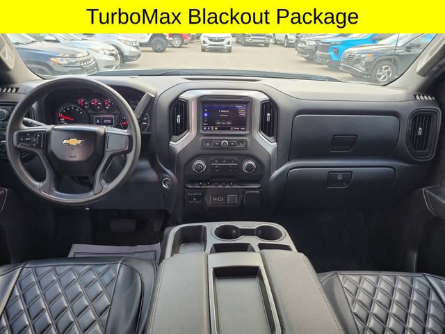 Used 2024 Chevrolet Silverado 1500 Custom w/ Turbomax Blackout Package AWD/4WD image 8
