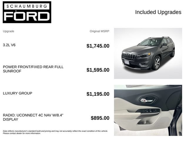 Used 2019 Jeep Cherokee Limited w/ Luxury Group FWD image 4