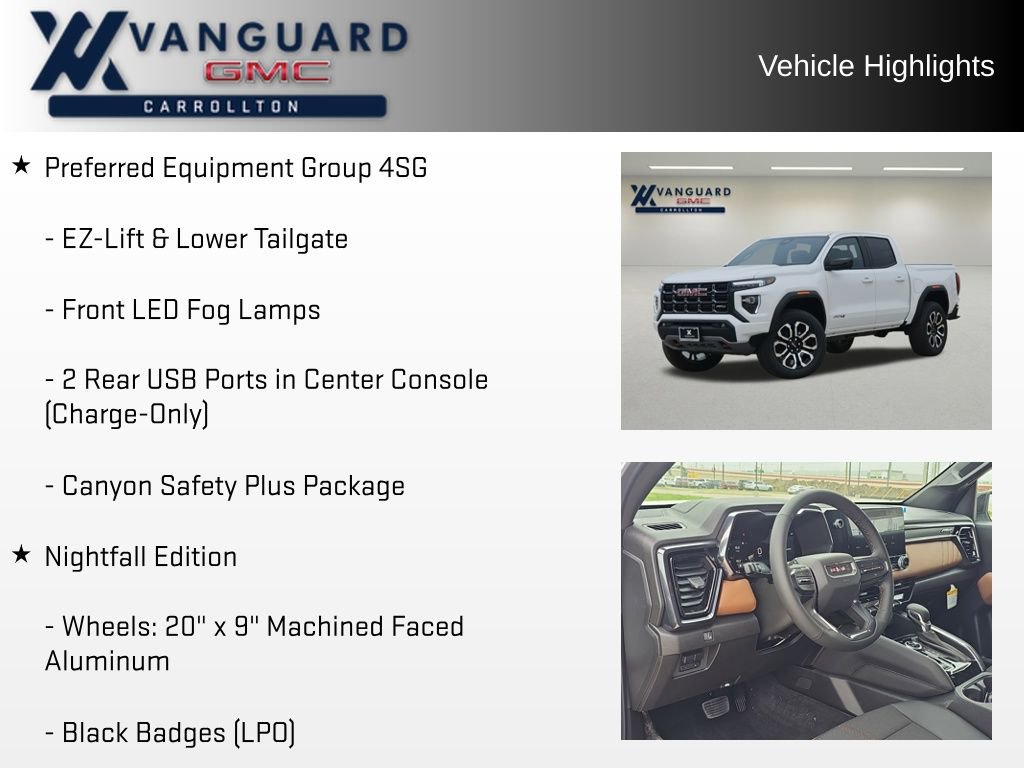 New 2025 GMC Canyon AT4 w/ Nightfall Edition image 16