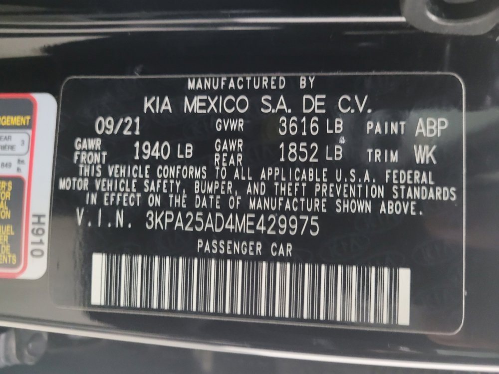 Used 2021 Kia Rio S image 33