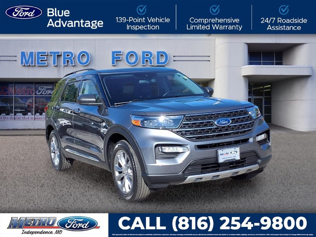 Certified 2022 Ford Explorer XLT w/ Equipment Group 202A AWD/4WD image 1
