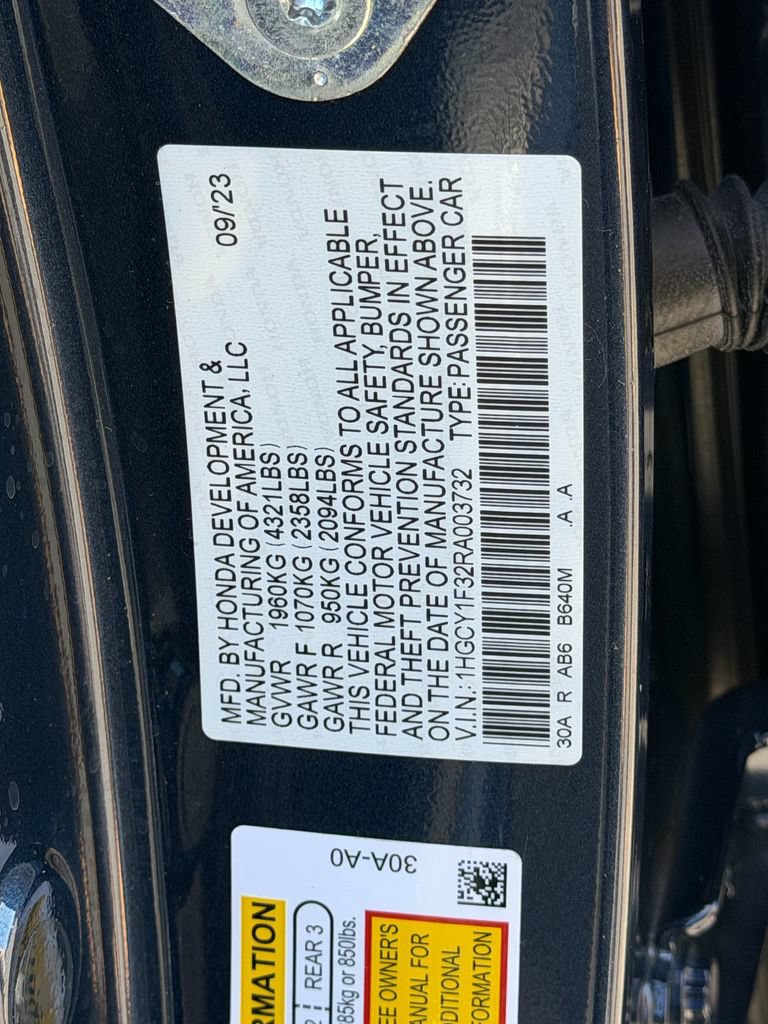 Used 2024 Honda Accord EX image 9