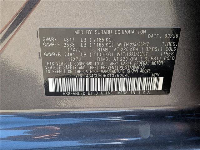 New 2026 Subaru Crosstrek 2.0i Premium AWD/4WD image 19