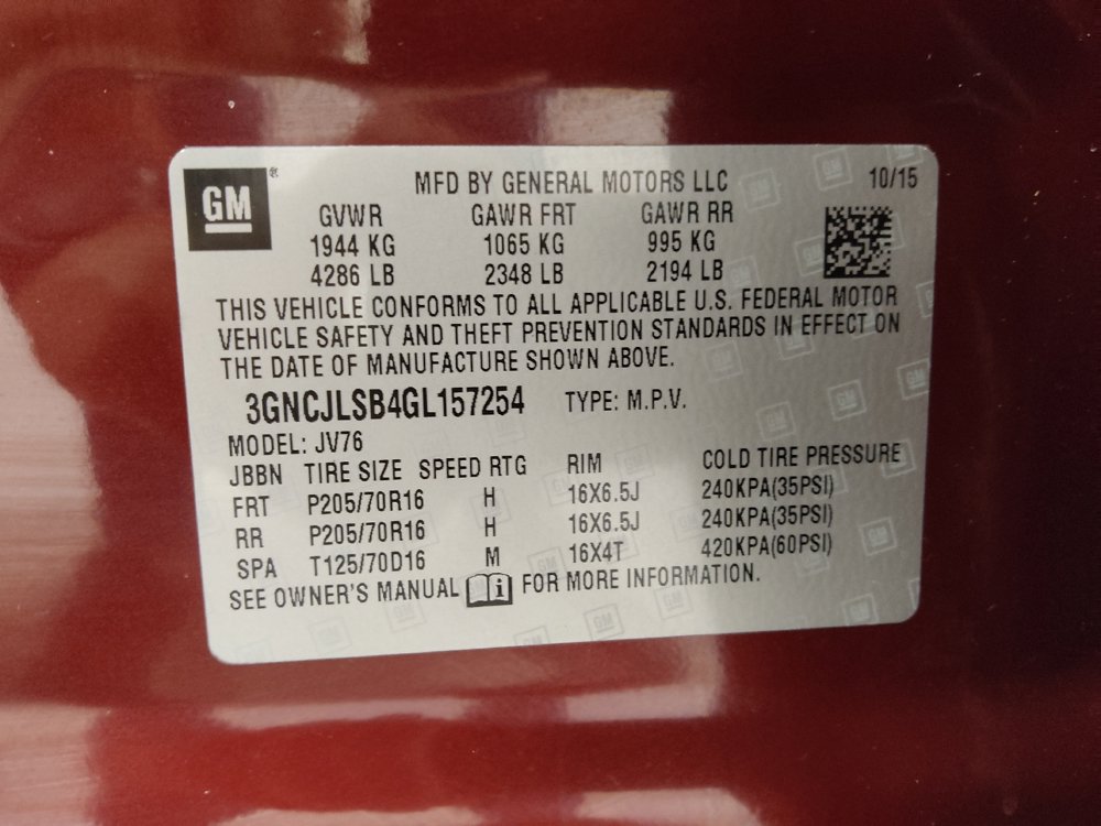 Used 2016 Chevrolet Trax LT w/ LT Convenience Package FWD image 33