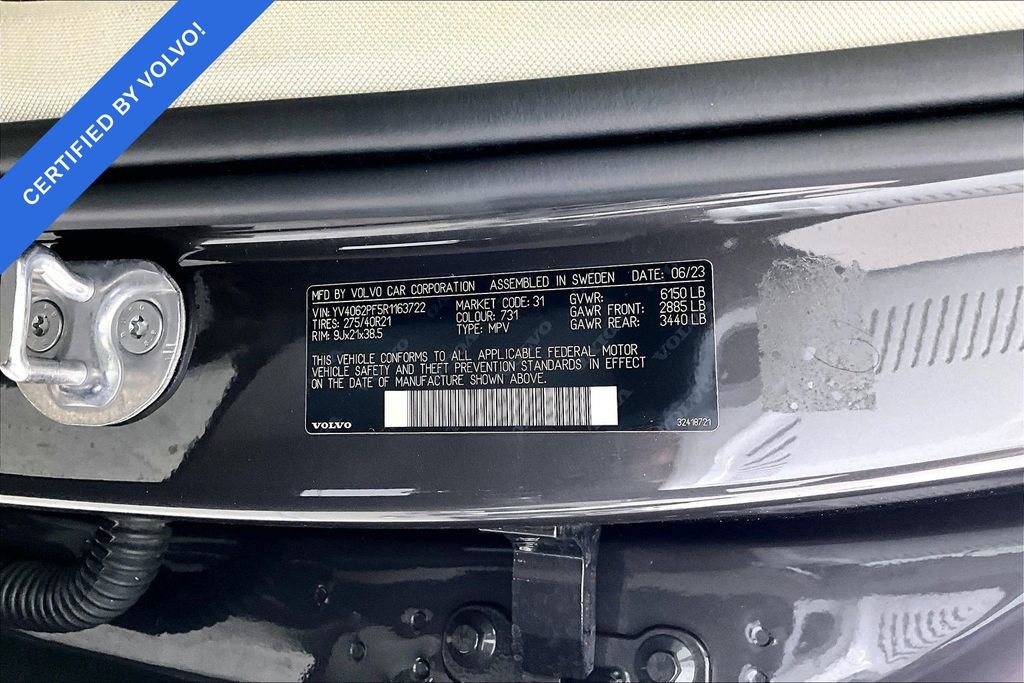Used 2024 Volvo XC90 B6 Ultimate w/ Protection Package Premier AWD/4WD image 42