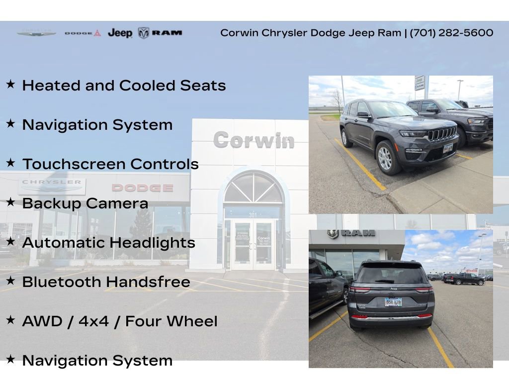 Used 2023 Jeep Grand Cherokee Limited w/ Luxury Tech Group II AWD/4WD image 8