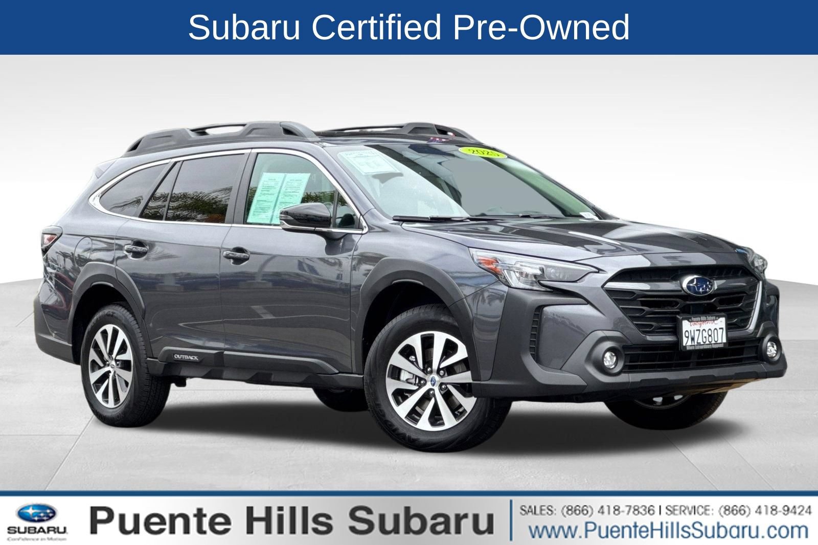 Certified 2025 Subaru Outback Premium
