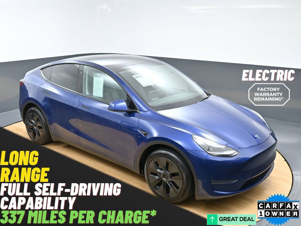 Used 2025 Tesla Model Y Long Range RWD image 1