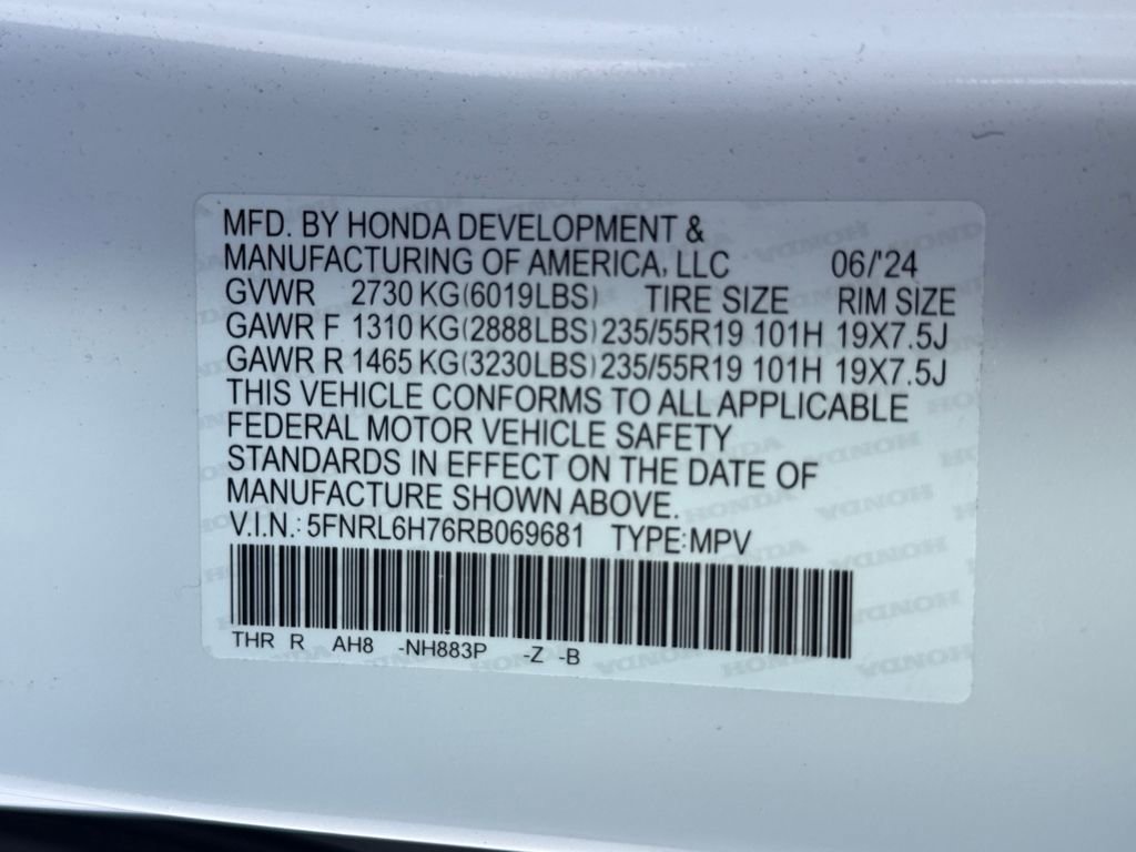 Certified 2024 Honda Odyssey Sport image 27