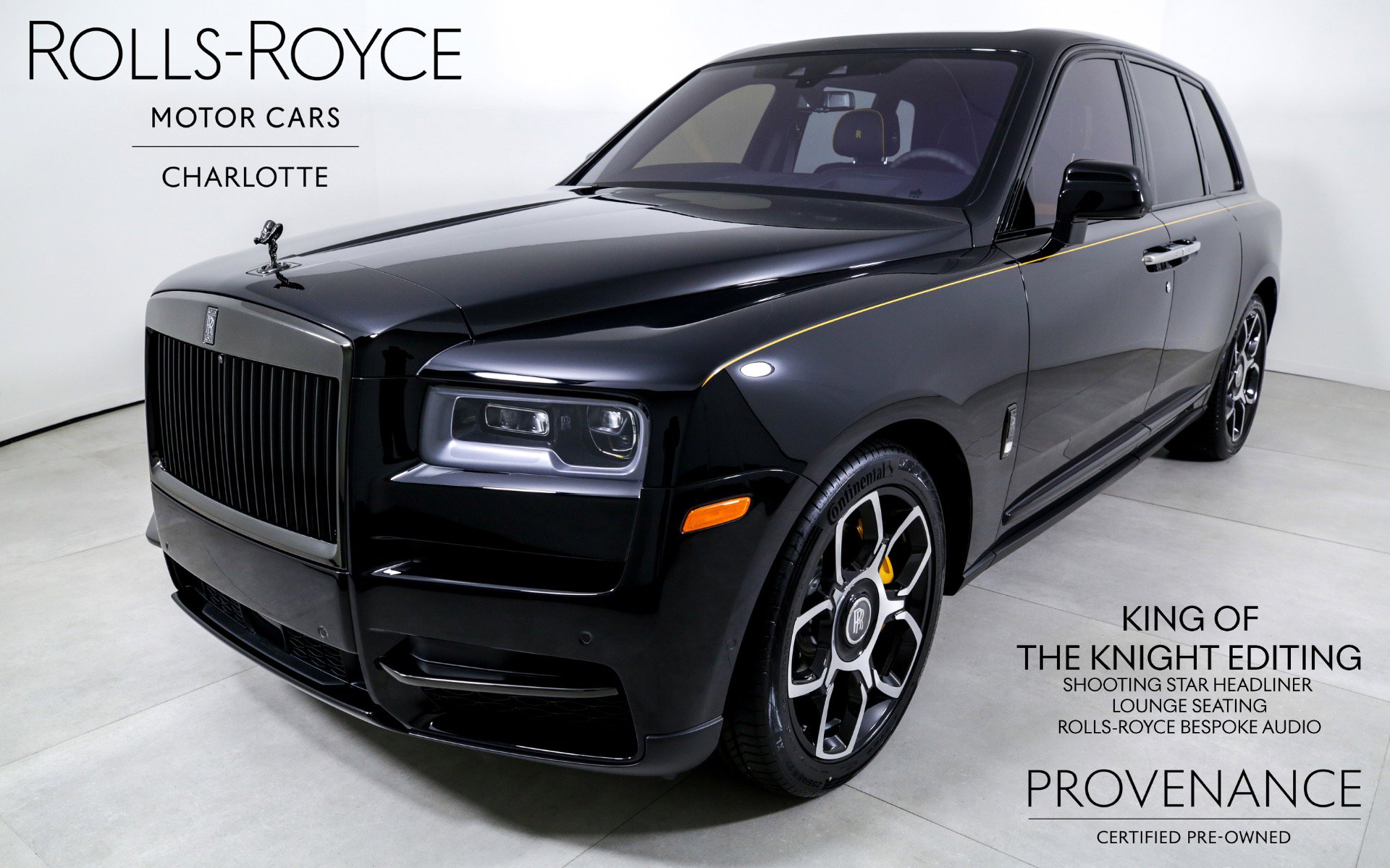 Certified 2024 Rolls-Royce Cullinan Black Badge w/ Dark Exterior Package
