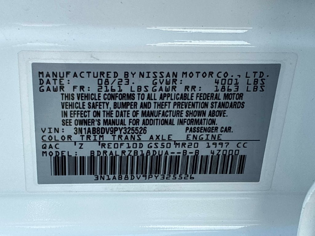Certified 2023 Nissan Sentra SR w/ Electronics Package FWD image 21