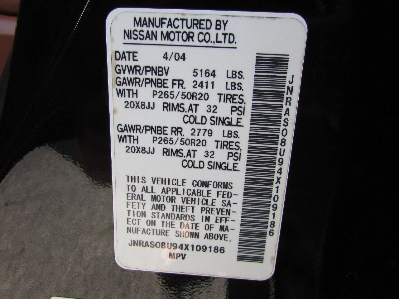 Used 2004 INFINITI FX35 2WD w/ Touring Pkg image 38