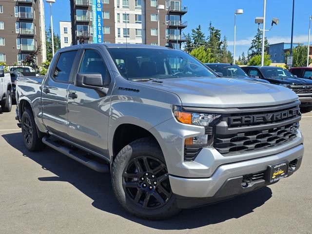 New 2025 Chevrolet Silverado 1500 Custom w/ Turbomax Blackout Package AWD/4WD image 17