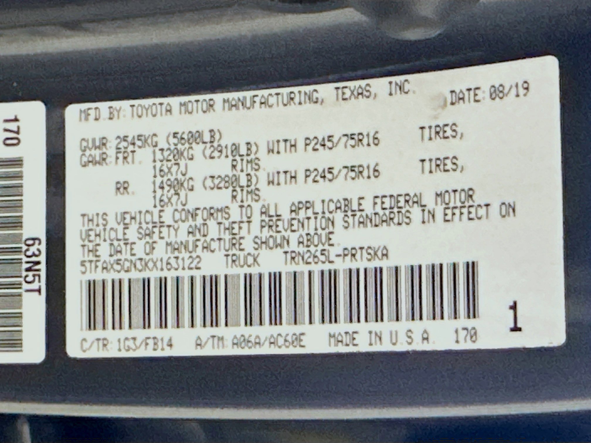 Used 2019 Toyota Tacoma SR RWD image 12