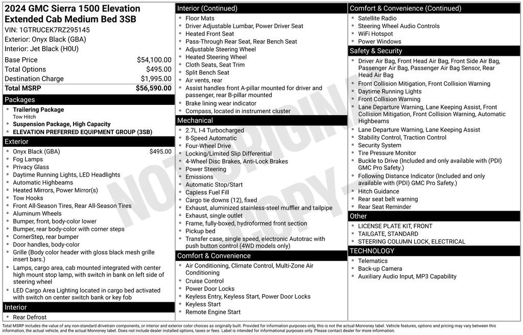 Used 2024 GMC Sierra 1500 Elevation AWD/4WD image 4