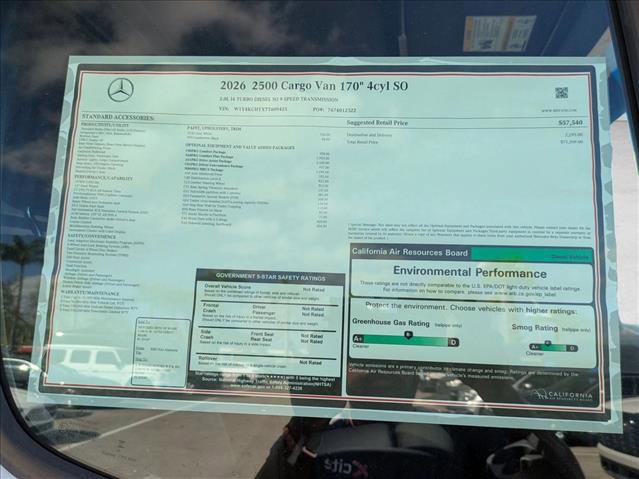 New 2026 Mercedes-Benz Sprinter 2500 image 16