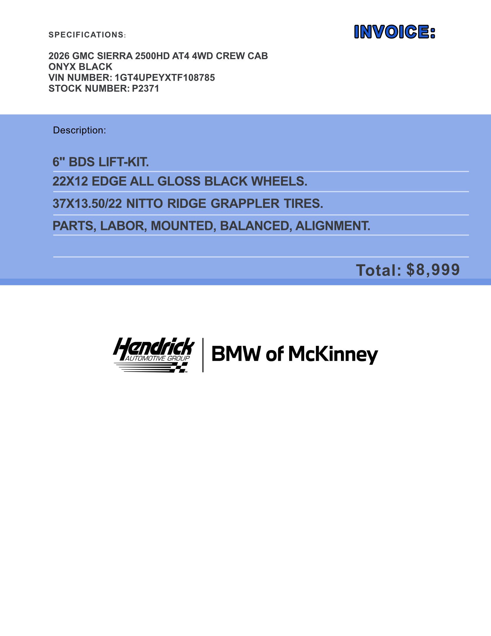 Used 2026 GMC Sierra 2500 AT4 w/ Technology Package AWD/4WD image 3