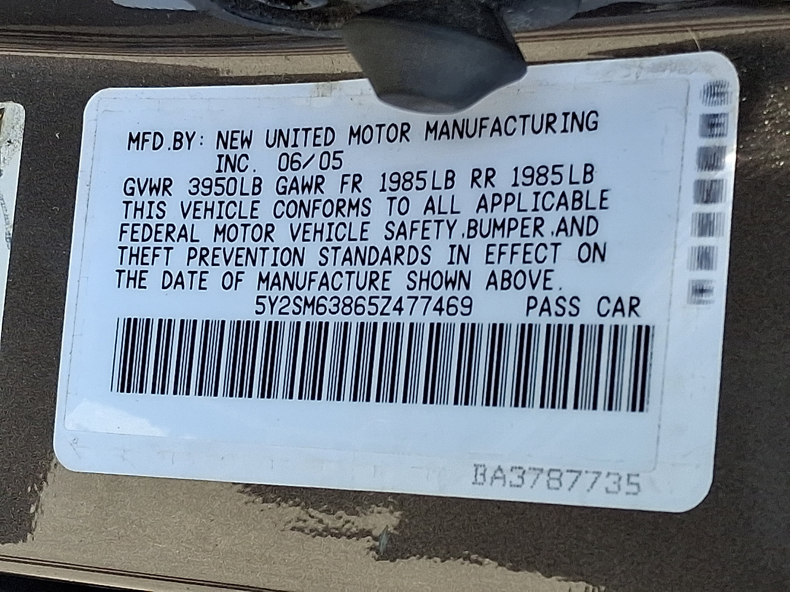 Used 2005 Pontiac Vibe AWD w/ Power Group Value Package image 27