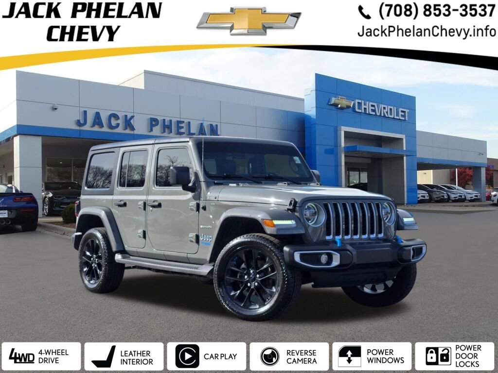 Used 2022 Jeep Wrangler Unlimited Sahara 4xe w/ Cold Weather Group