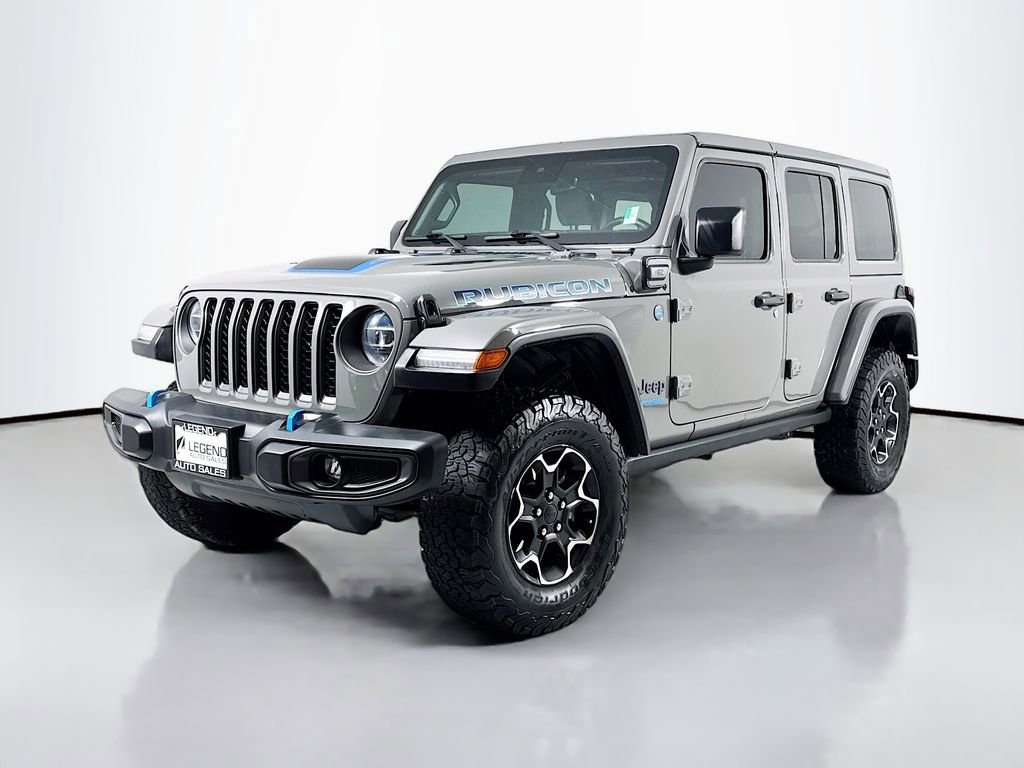Used 2022 Jeep Wrangler Unlimited Rubicon 4xe w/ Cold Weather Group image 1