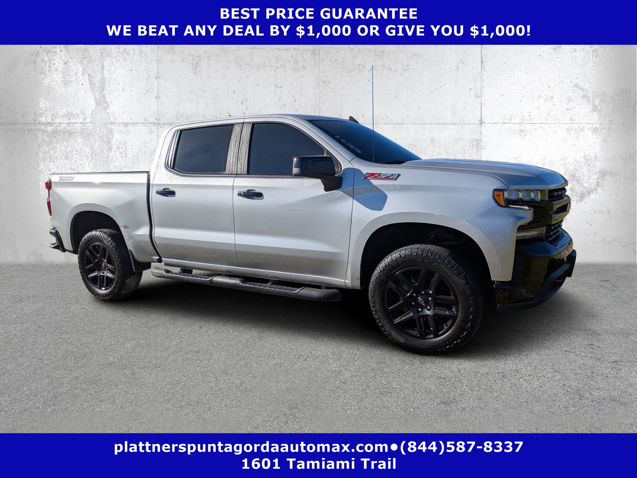 Used 2021 Chevrolet Silverado 1500 LT Trail Boss w/ Bed Protection Package image 1