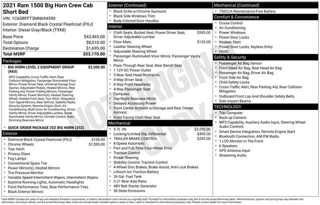 Used 2021 RAM 1500 Big Horn AWD/4WD image 5