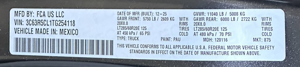 New 2026 RAM 2500 Warlock AWD/4WD image 46