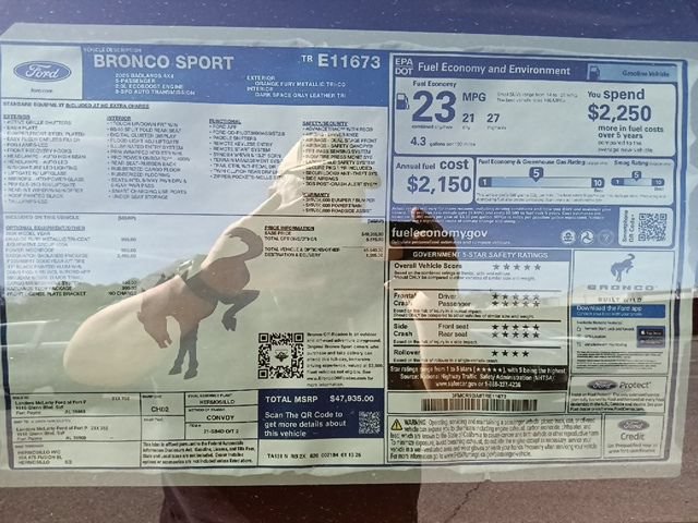 New 2026 Ford Bronco Sport Badlands w/ Sasquatch Badlands Package AWD/4WD image 33