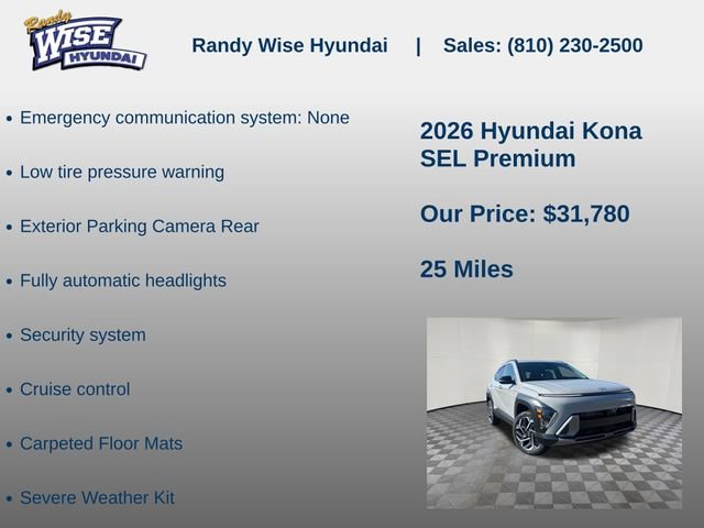 New 2026 Hyundai Kona SEL Premium AWD/4WD image 10