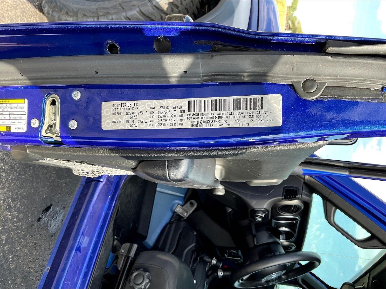 Used 2019 Jeep Wrangler Sport AWD/4WD image 18