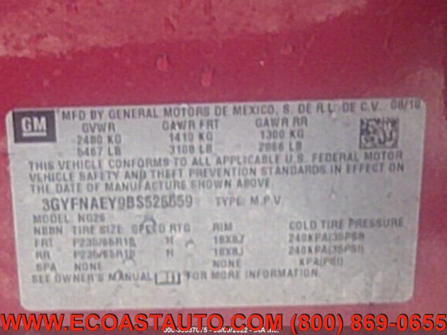 Used 2011 Cadillac SRX Luxury FWD image 10