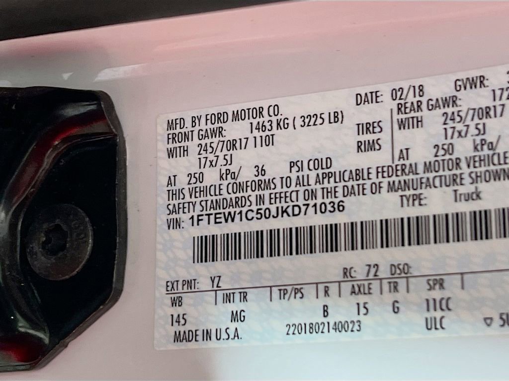 Used 2018 Ford F150 XLT RWD image 26