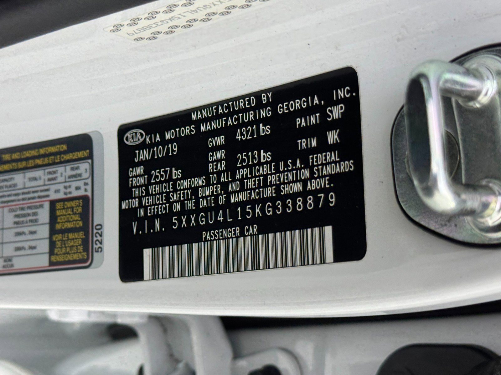 Used 2019 Kia Optima EX w/ EX Premium Package image 46