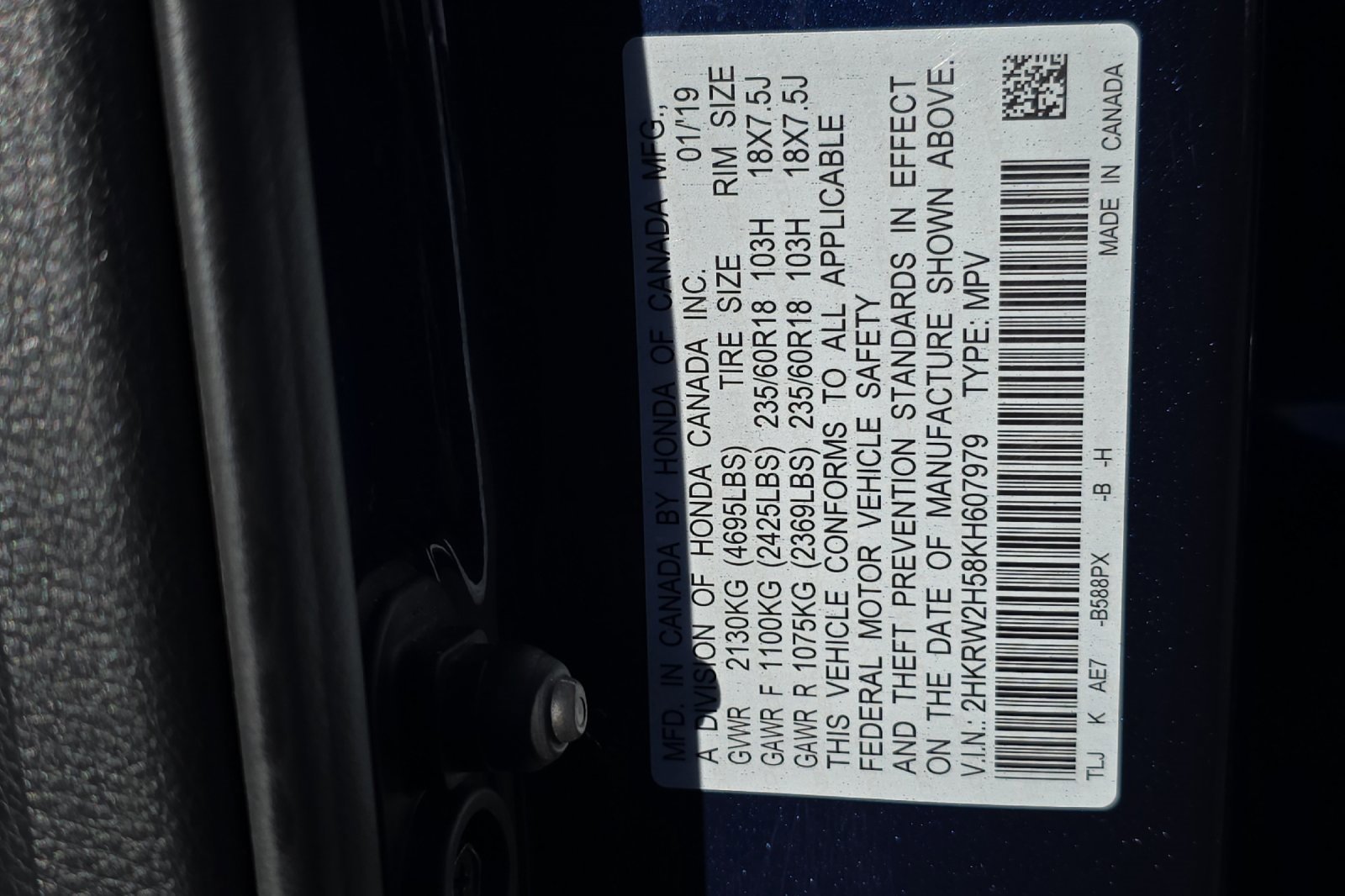 Used 2019 Honda CR-V EX image 31