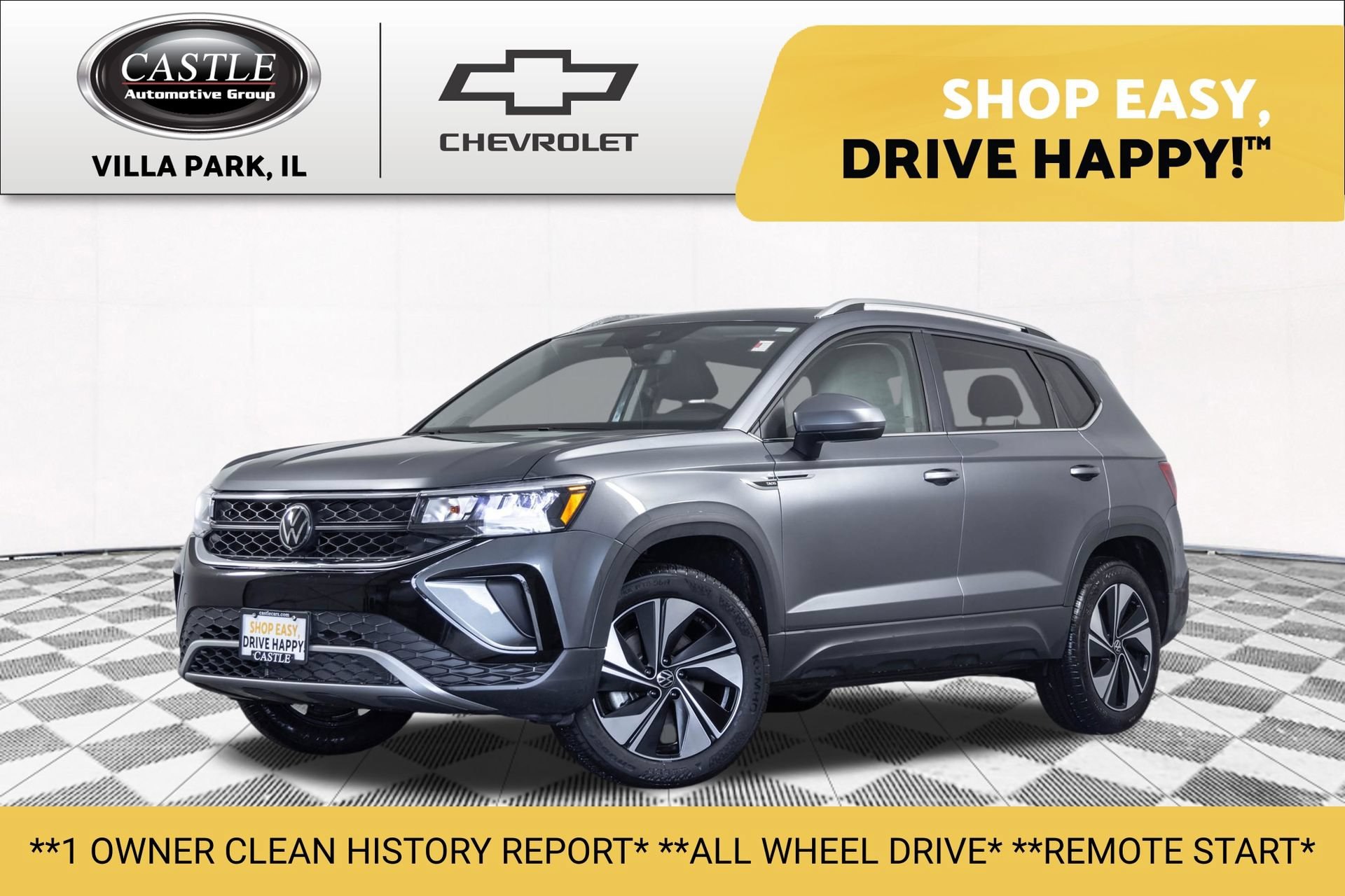 Used 2024 Volkswagen Taos SE w/ Panoramic Sunroof Package AWD/4WD image 1