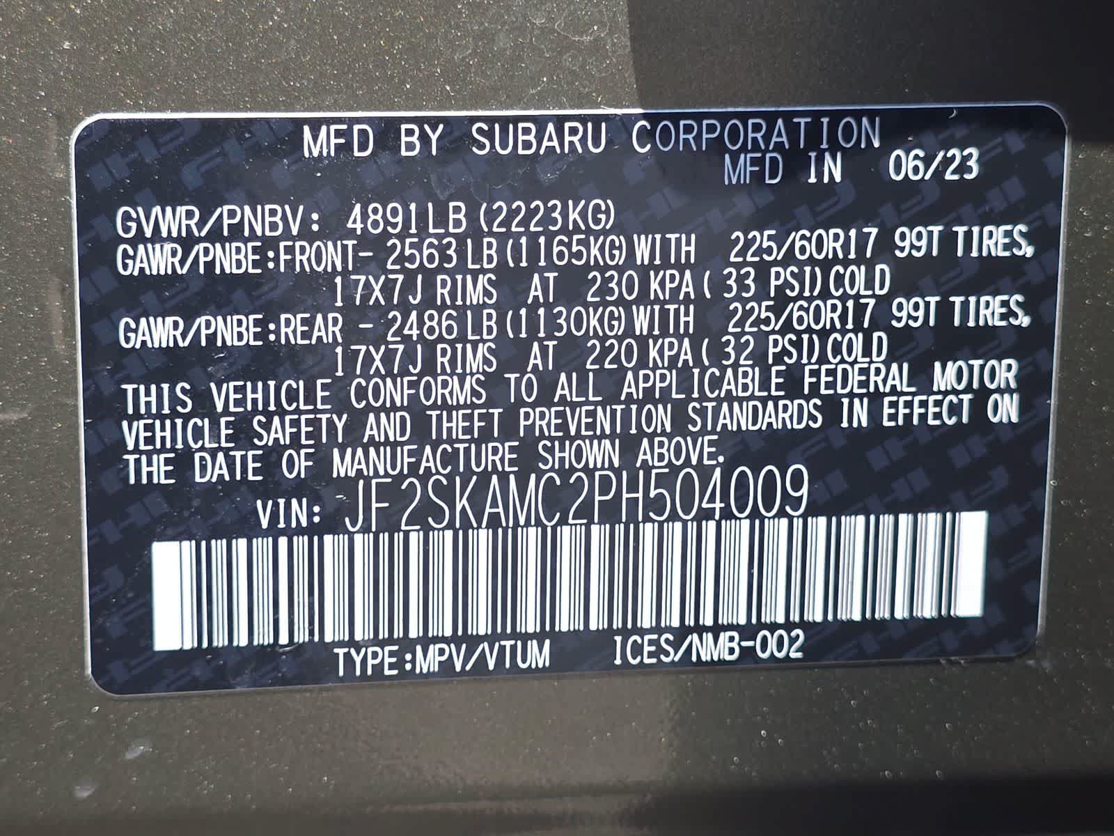 Certified 2023 Subaru Forester Wilderness AWD/4WD image 34