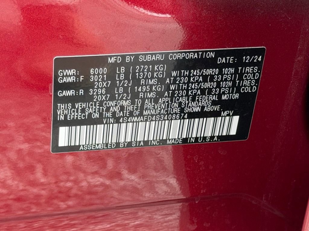 Used 2025 Subaru Ascent Onyx Edition image 31