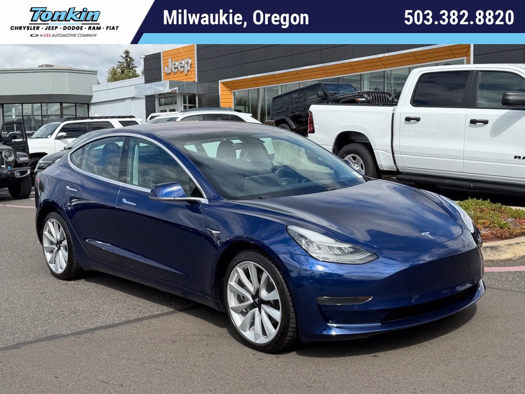 Used 2018 Tesla Model 3 Long Range AWD/4WD image 1