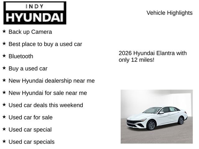 New 2026 Hyundai Elantra Blue image 7