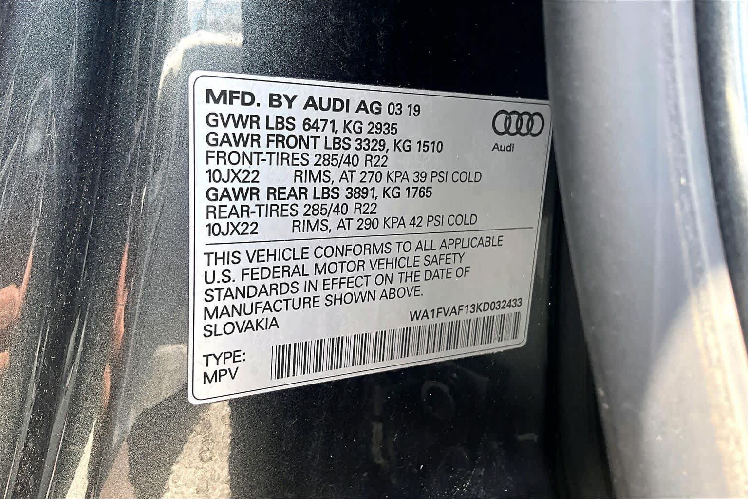 Used 2019 Audi Q8 Prestige w/ Year 1 Package AWD/4WD image 37