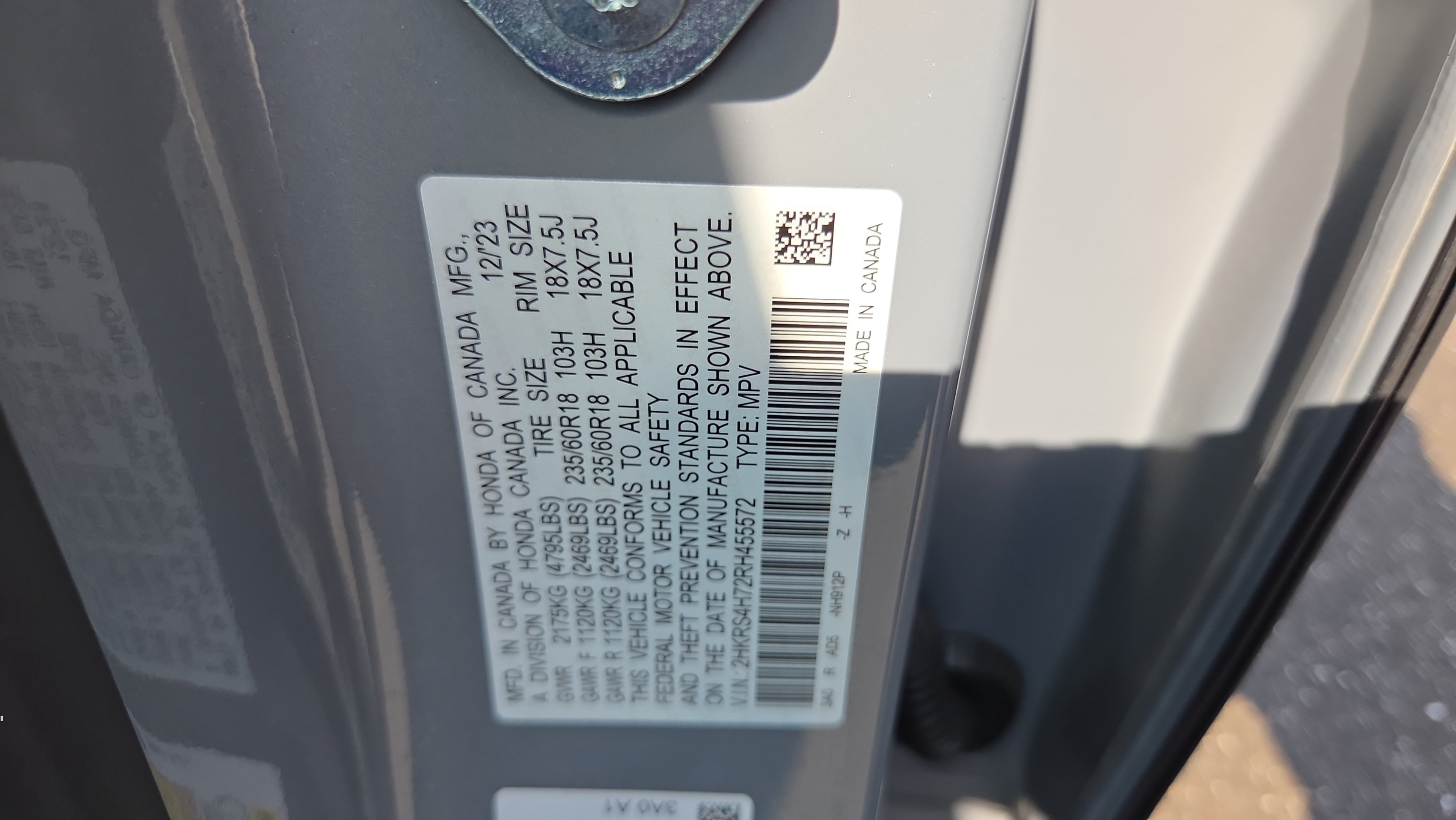Certified 2024 Honda CR-V EX-L image 17