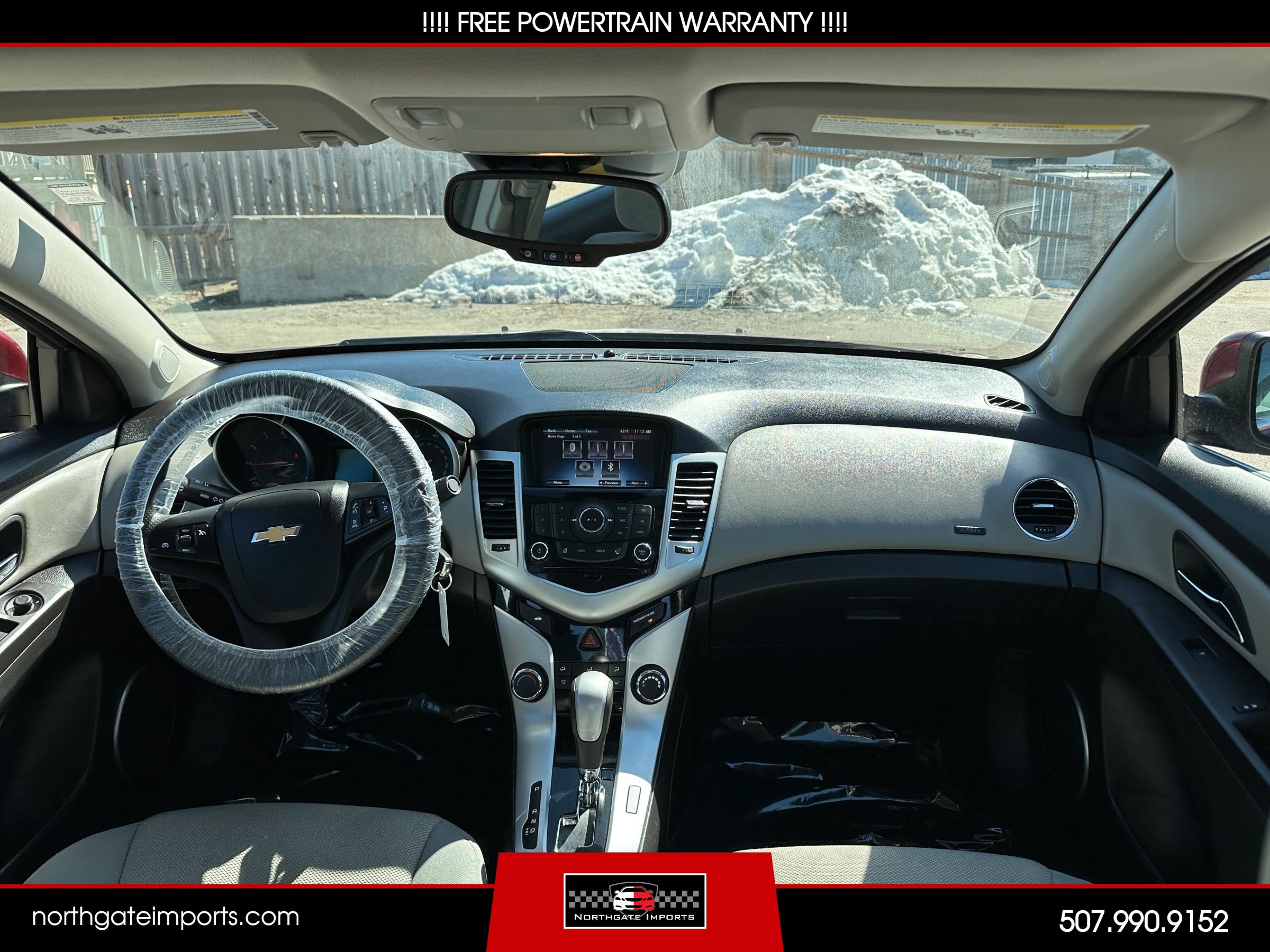 Used 2016 Chevrolet Cruze LT w/ Sun And Sound Package FWD image 12