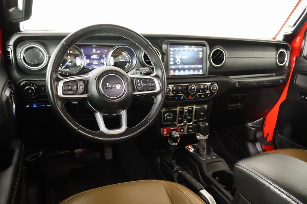 Used 2021 Jeep Wrangler Unlimited Rubicon 4xe w/ Steel Bumper Group image 2