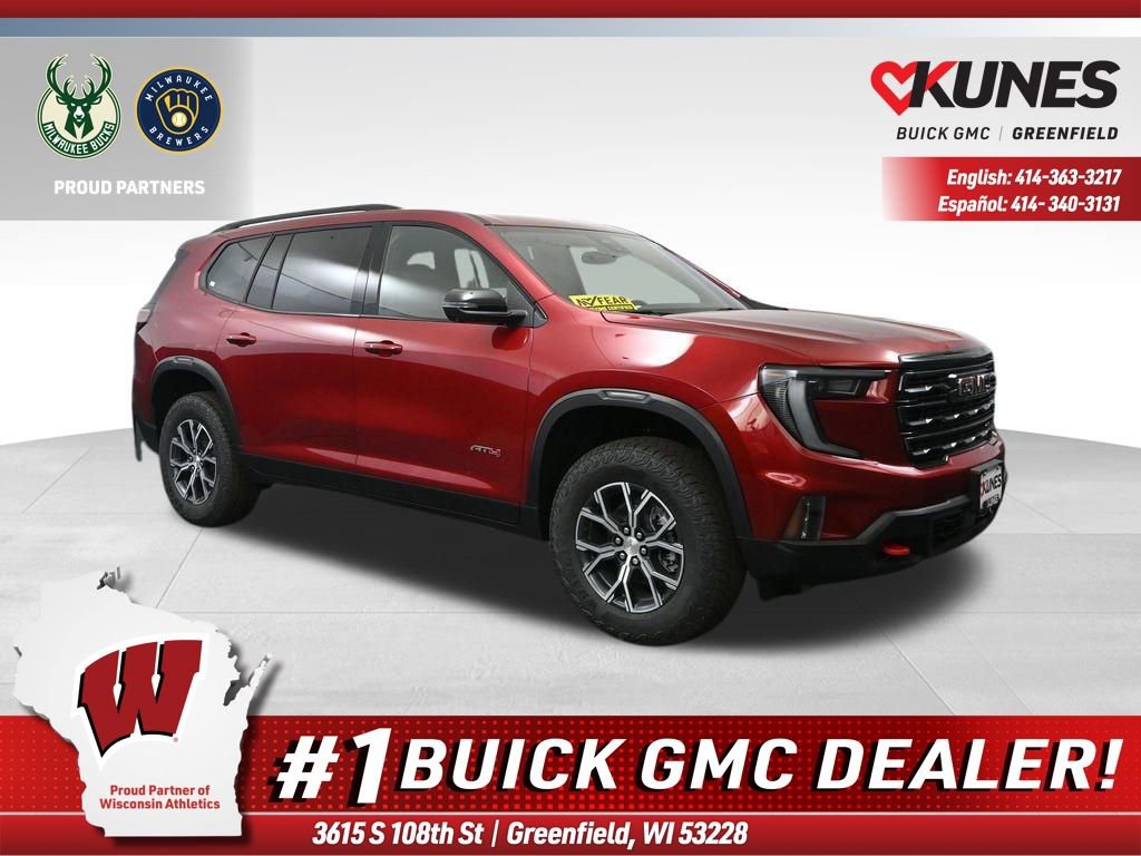 New 2025 GMC Acadia AT4 w/ LPO, Floor Liner Package